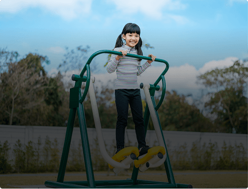 Outdoor Gym & Kids Playground
